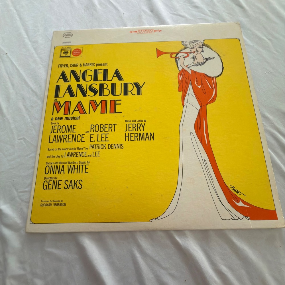 Angela Lansbury Mame Original Broadway Cast Vinyl LP Columbia KOS 3000 Stereo